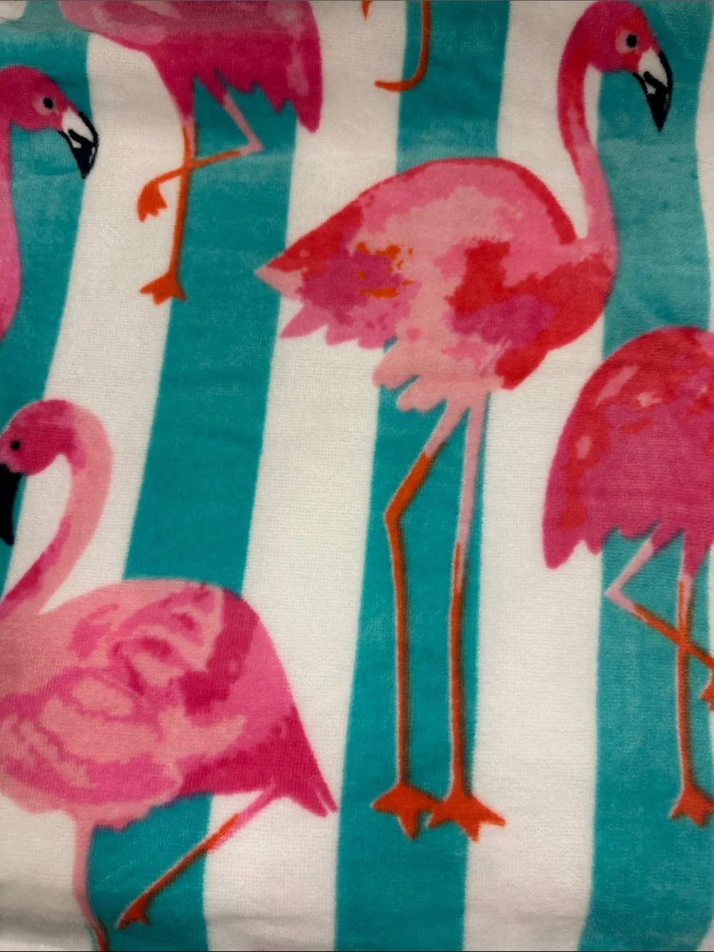 Deborah Connolly Flamingo Beach Towel 36”x 68”
